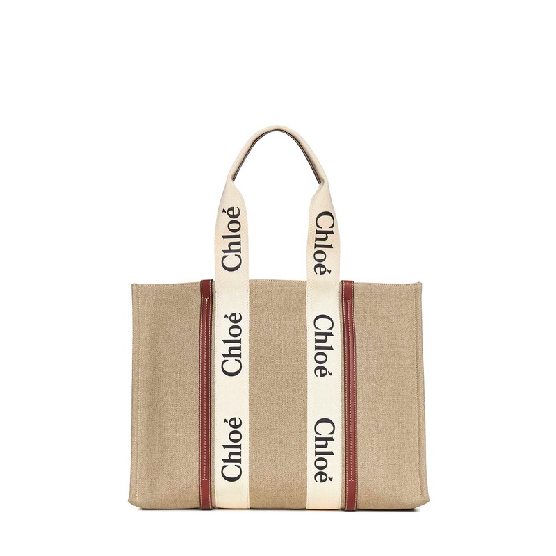Woody linen tote bag|PZ