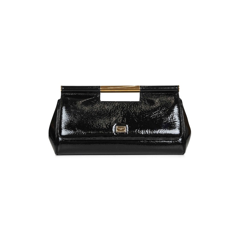 Black large Sicily clutch bag|PZ