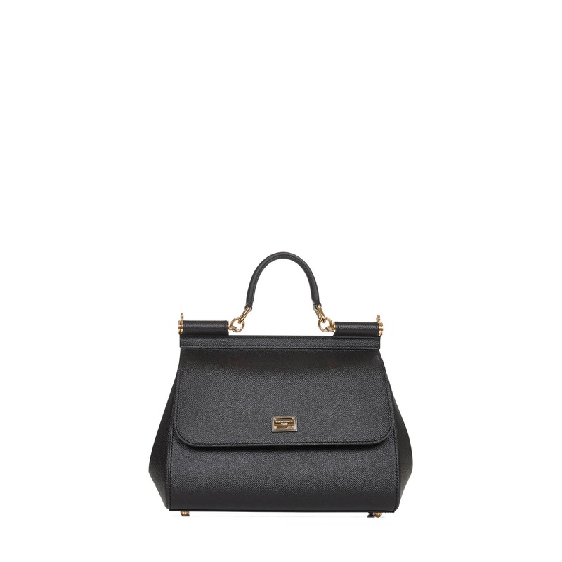 Black large Sicily handbag|PZ