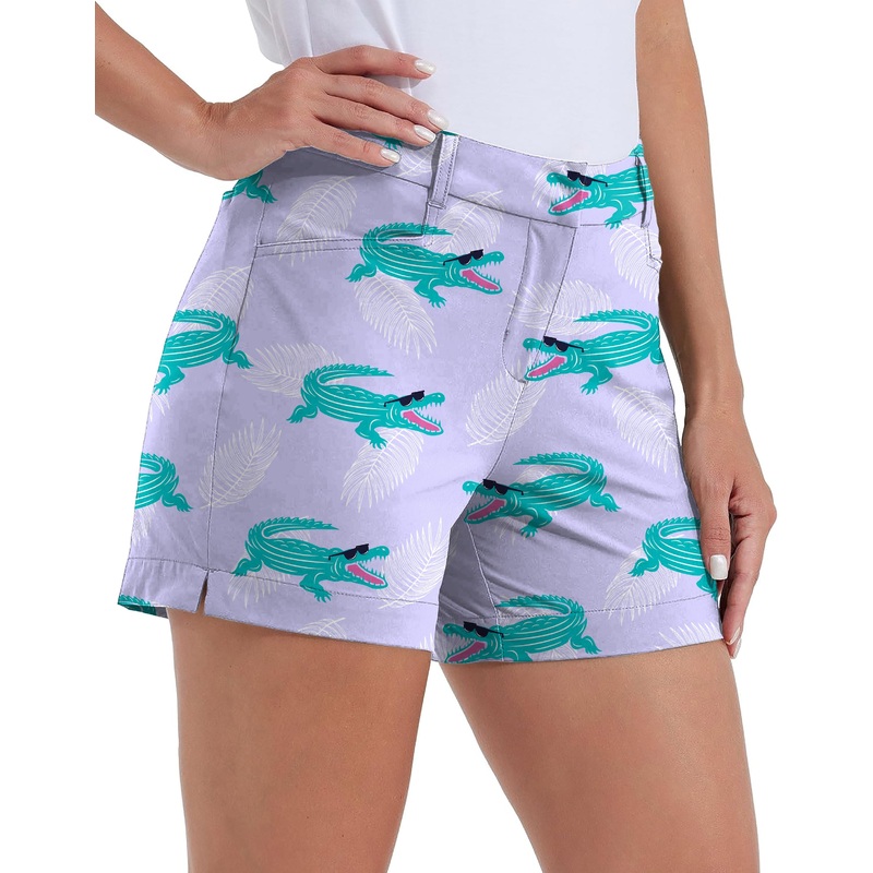 Gator On The Course Own Logo 4.5/7/10 Golf Shorts Quick-Drying Woman Outdoor Casual Shorts With Pockets Waterproof