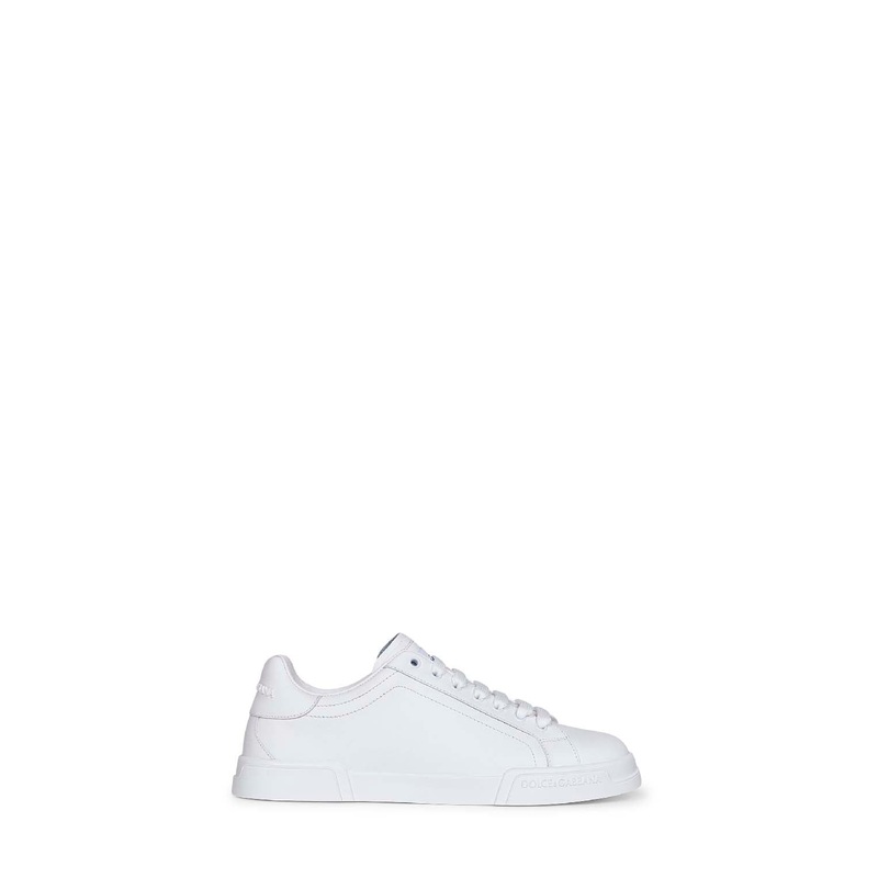 White calf leather Portofino sneakers