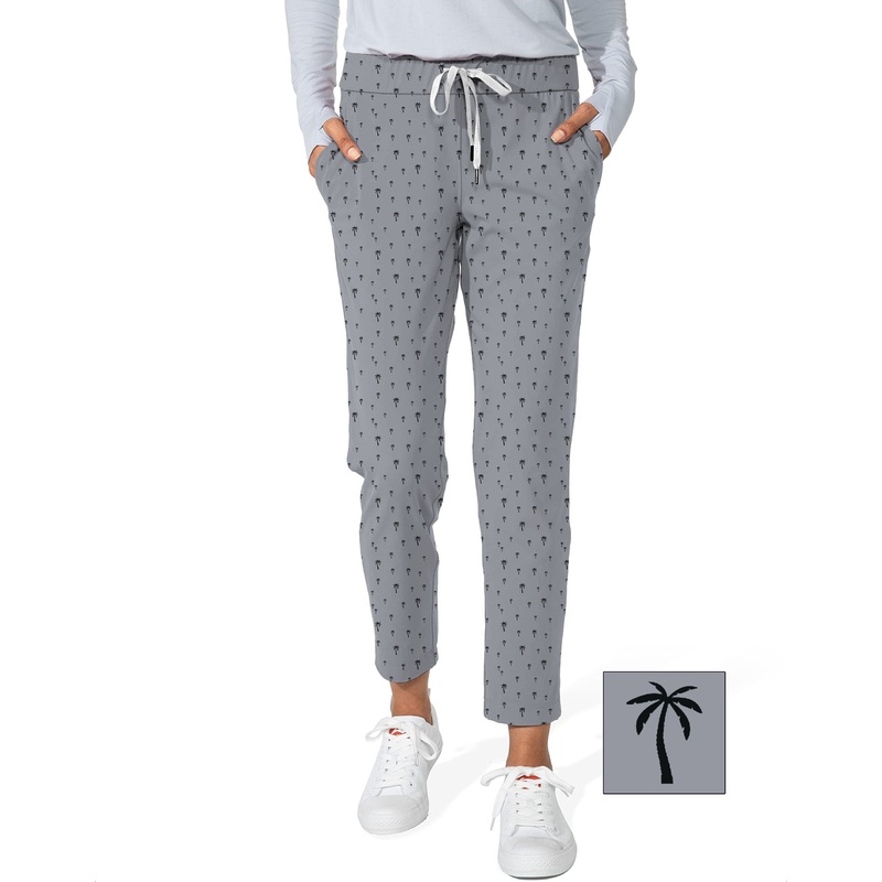 Coconut Palm Custom The Background Color Women’s 7/8 Stretch Ankle Golf Pants