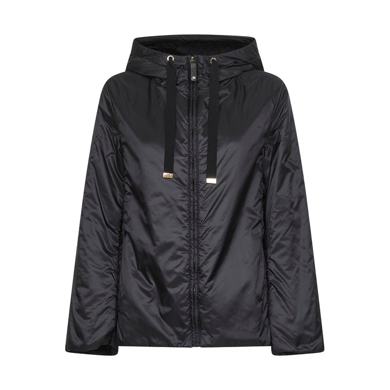 Black GREENH padded hooded jacket