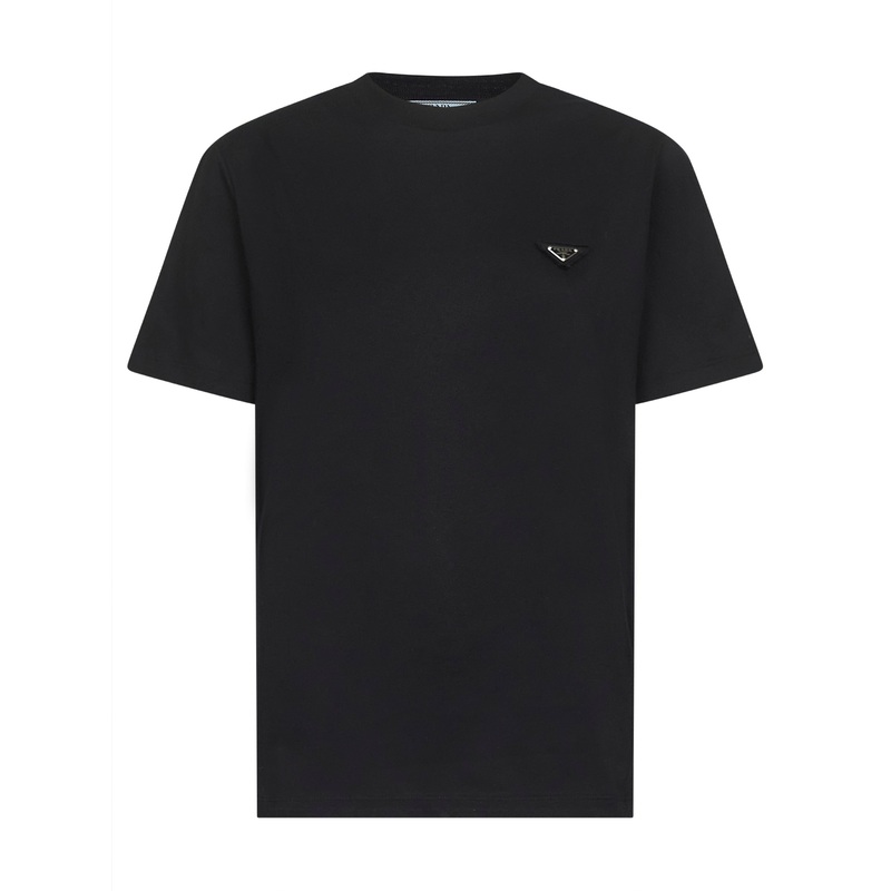 Black jersey logo T-shirt|XS|S|M|L