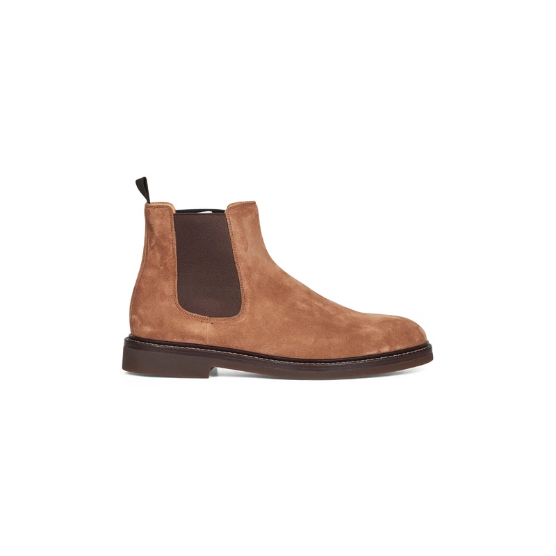 Camel suede Chelsea Boot ankle boots