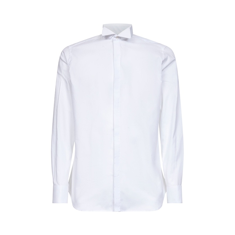 White cotton shirt|38|39|40|41|42|43|44