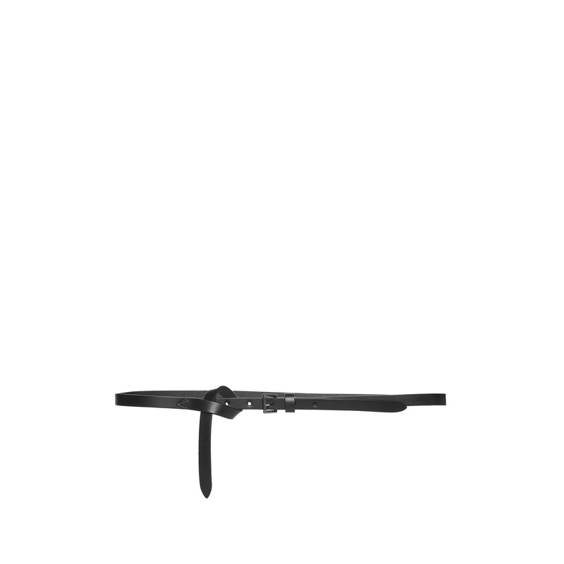 Black buffalo leather belt|85|90|95|100