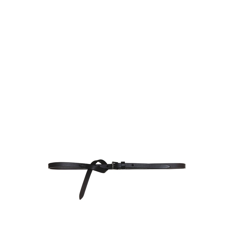 Brown buffalo leather belt|85|90|95|100