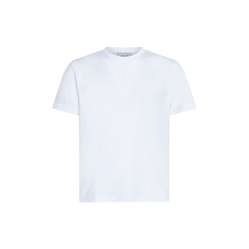 White lisle T-shirt|XS|S|M|L|XL|XXXL