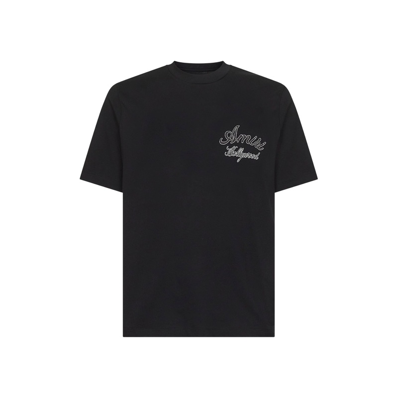 Black jersey AMIRI Hollywood T-shirt