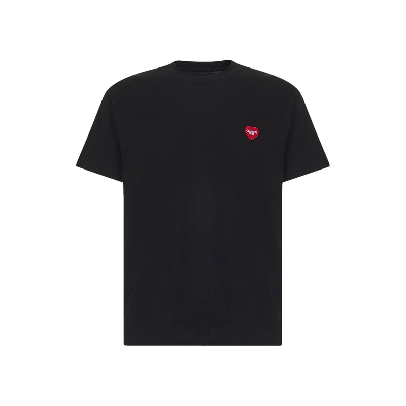 Black jersey S/S Heart II Hartt T-shirt