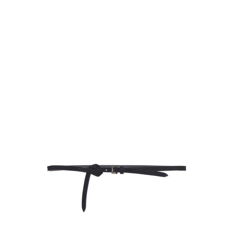 Black suede belt|85|90|95|100