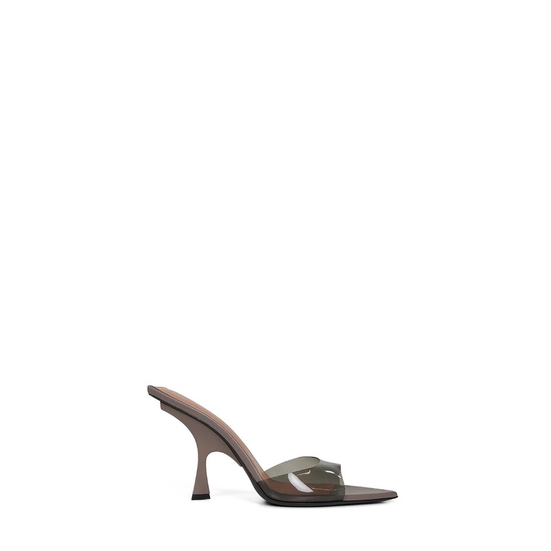 Grey PVC Ester mules|37|38|38.5|39|40