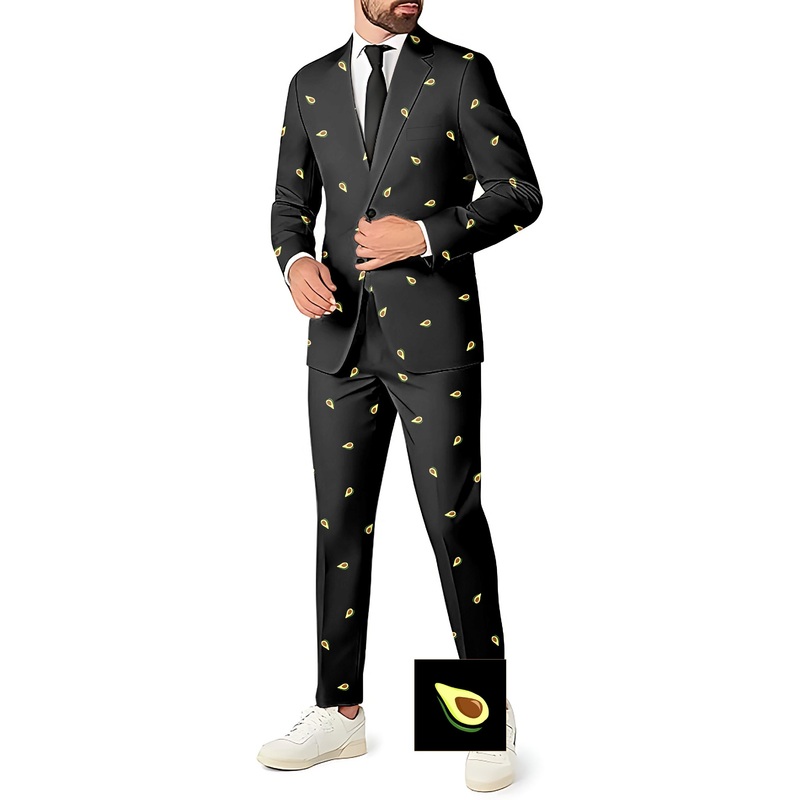 Avocado Custom The Background Color Men’s Party Costumes-Theme Party 2 or 3pcs Suit set-Blazer Pants & Vest