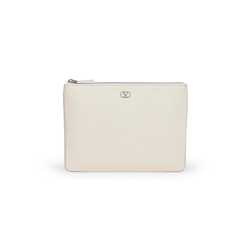 Ivory Vlogo Signature pouch|PZ