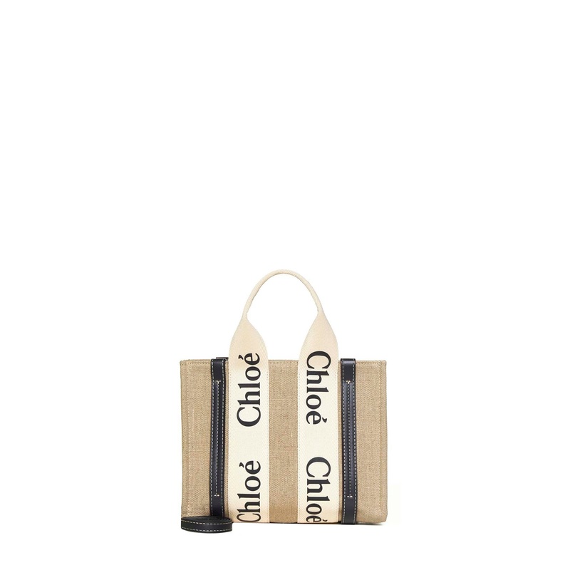 Small Woody linen tote bag|PZ