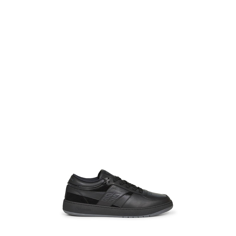 Black mixed leathers G Move sneakers
