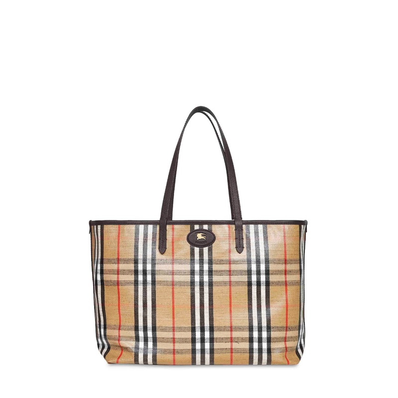 Beige Highlands medium tote bag