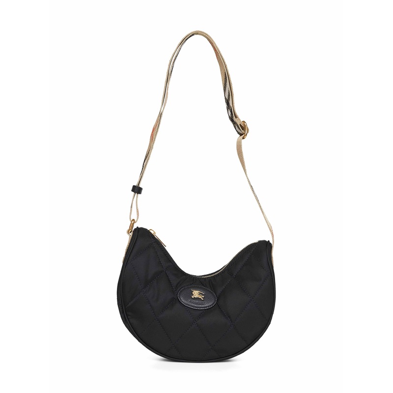 Black Horseshoe crossbody bag|PZ