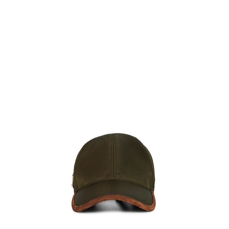 Green Re-Nylon baseball cap|M|L