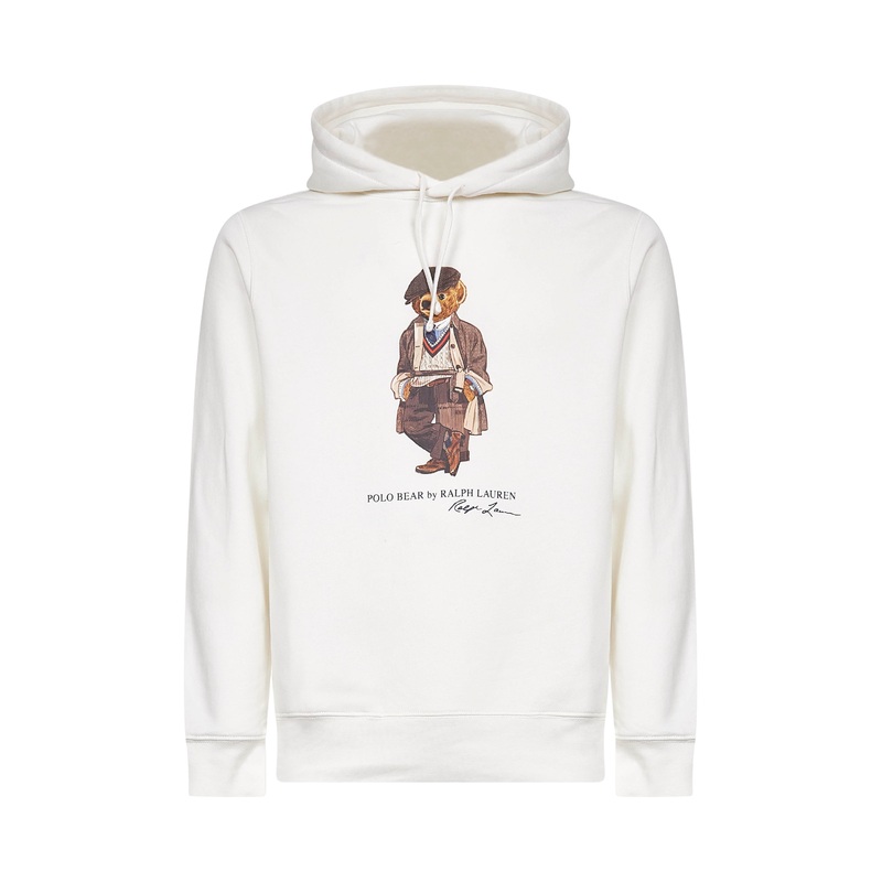 White Polo Bear hoodie|S|M|L|XL|XXL