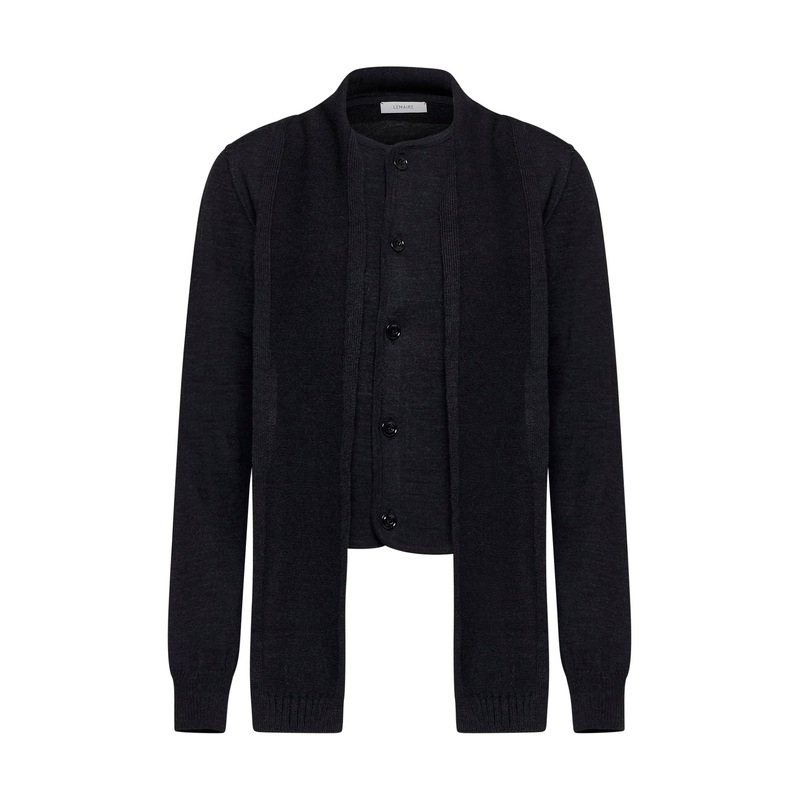 Twisted cardigan with scarf|XS|S|M