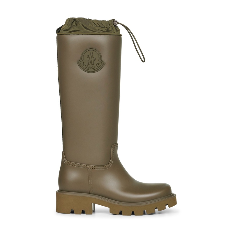 Olive green Kickstream High rain boots