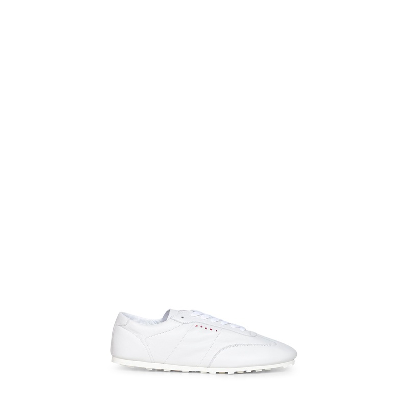 White nappa leather Softy Soccer sneakers
