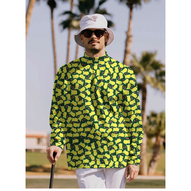 Men’s Augusta Pullover High neck Long/Short sleeve T-Shirt