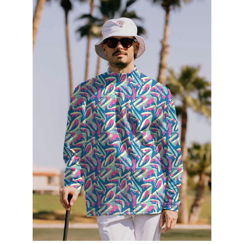 Men’s Brilliant Life Pullover High neck Long/Short sleeve T-Shirt