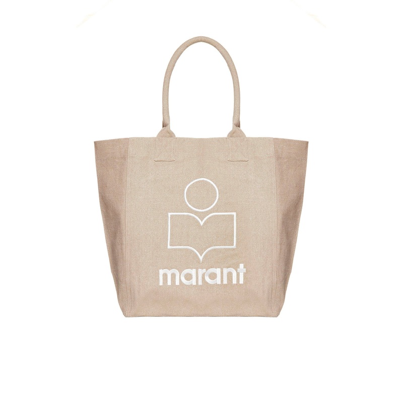 Bag with embroidered cotton logo