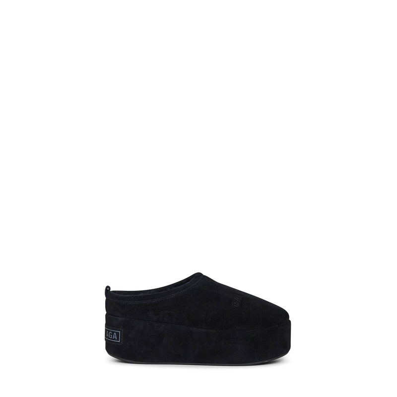 Black Alaska Soft platform mules