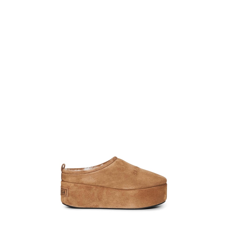 Camel Alaska Soft platform mules