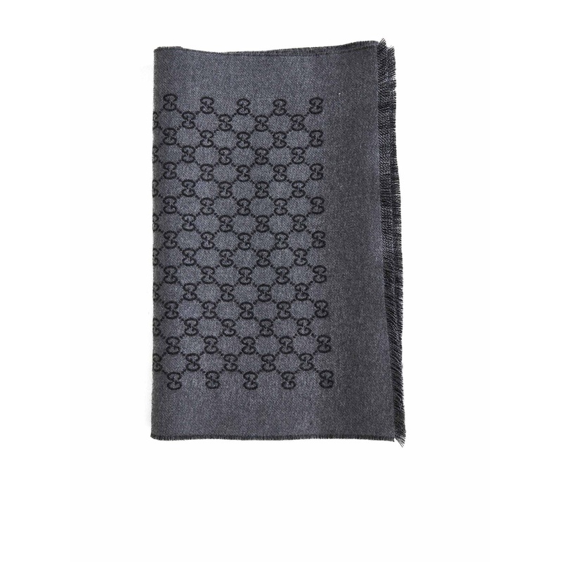 GG Jacquard Wool Scarf|PZ