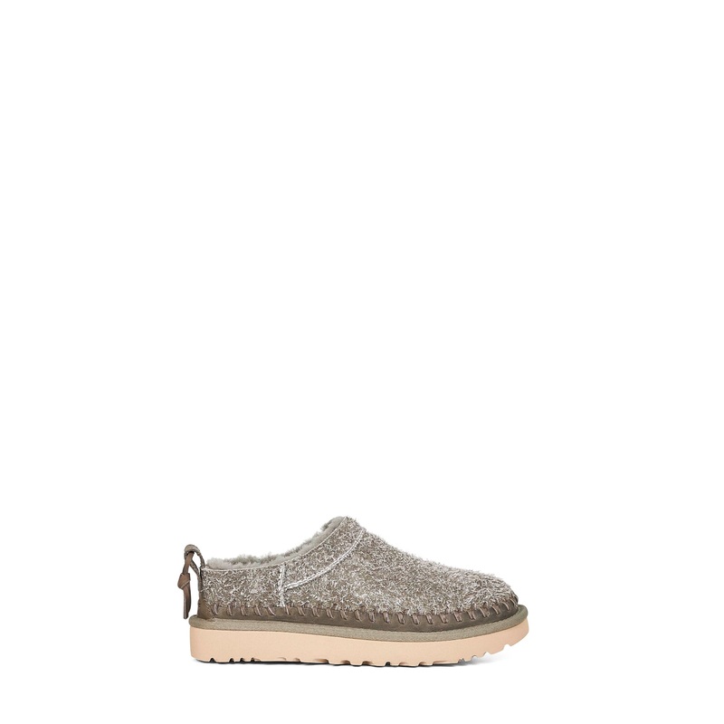 Moss green Classic Micro Biarritz mules