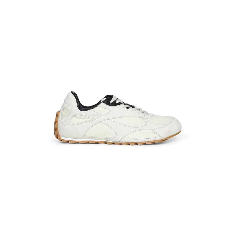 Sea salt suede and nylon Orbit Flash sneakers