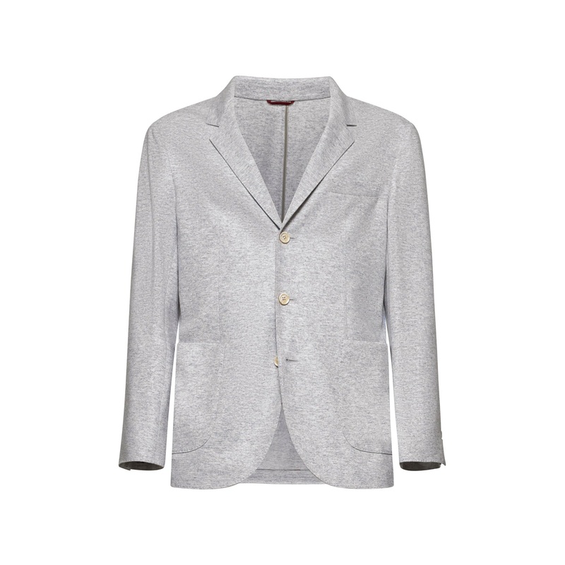 Grey cashmere blazer by Brunello Cucinelli