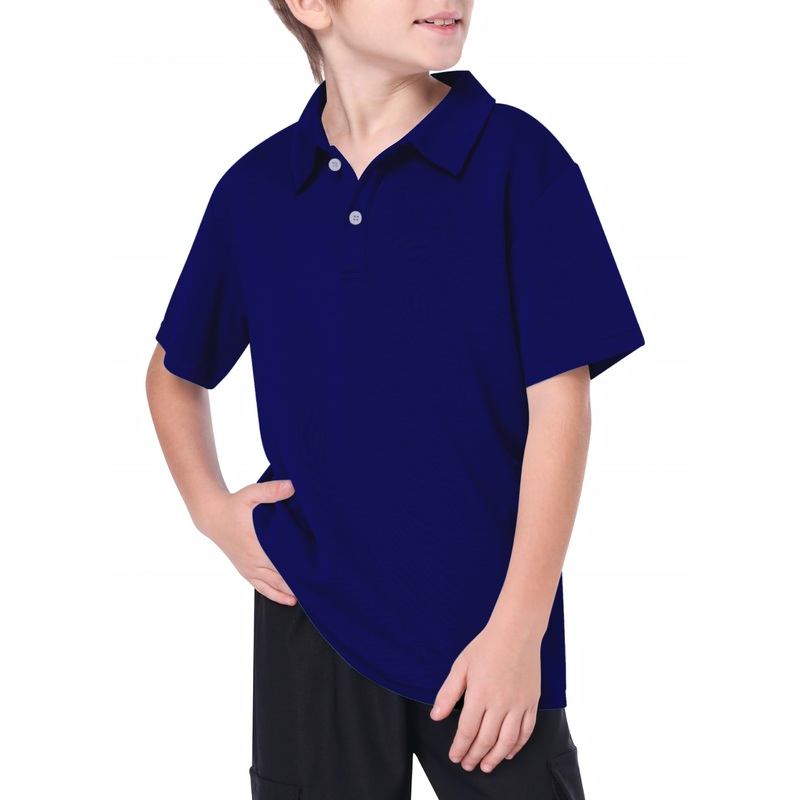 Youth pure navy Golf Polo|8Y|10Y|11Y|12Y|13Y|14Y|16Y