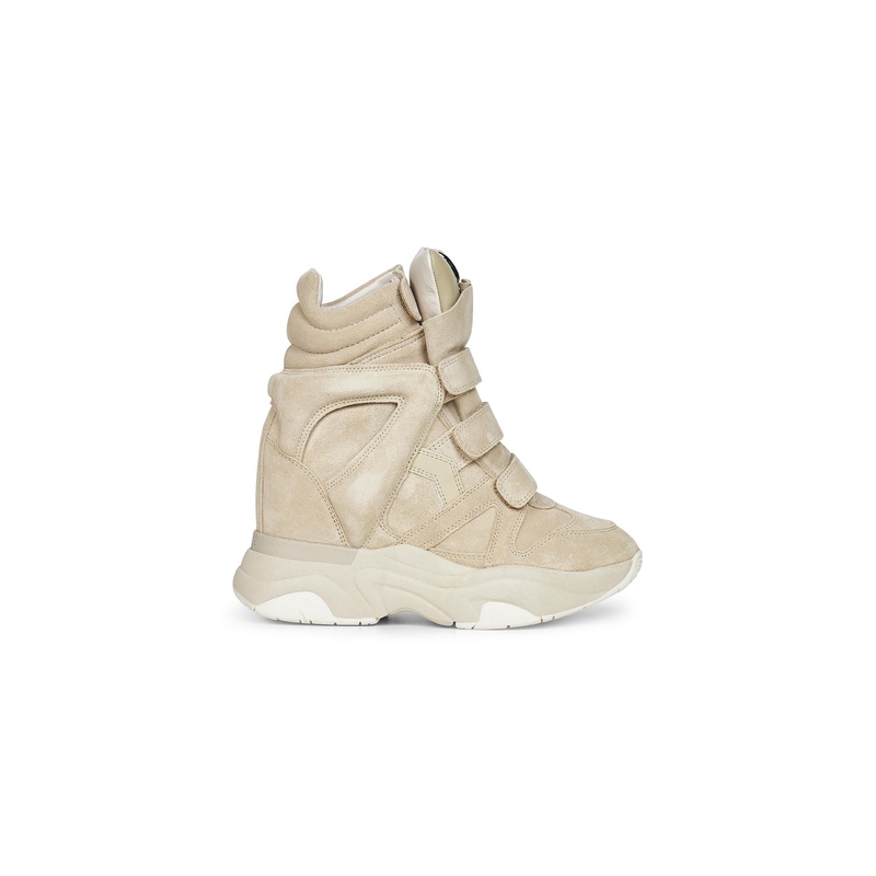 Beige suede calfskin leather Balskee sneakers