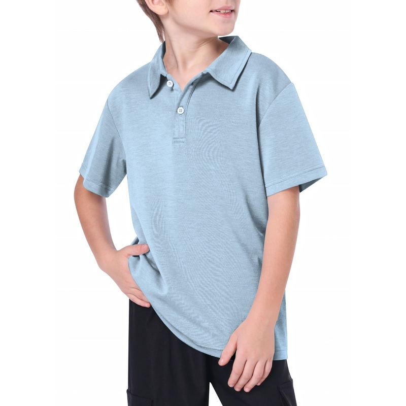 Youth pure sky Golf Polo|8Y|10Y|11Y|12Y|13Y|14Y|16Y