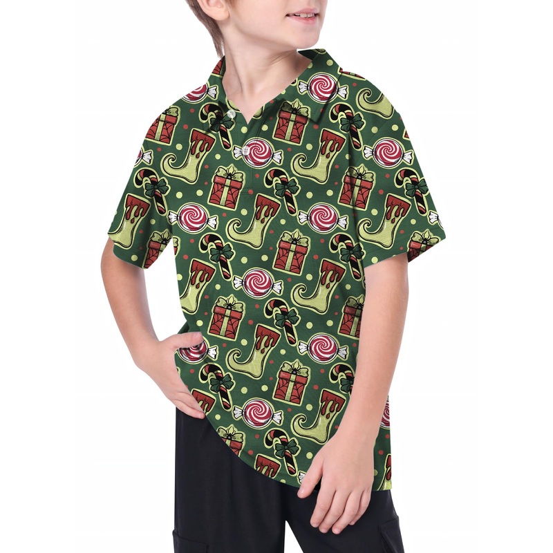 Youth Christmas socks Gift Golf Polo