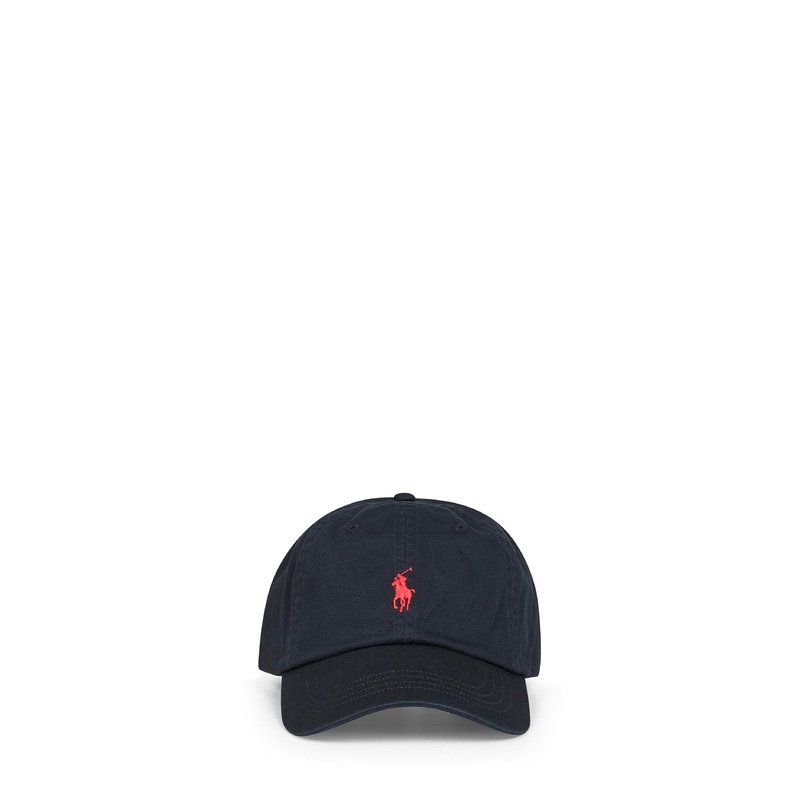 Black chino embroidery cap|PZ