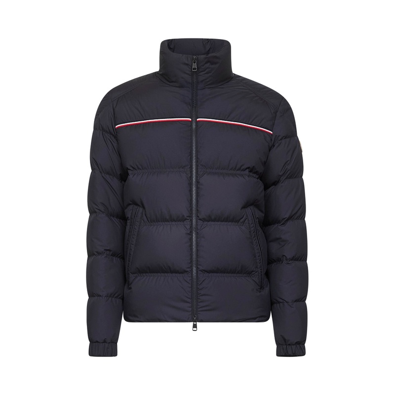 Blue Bouvaque short down jacket