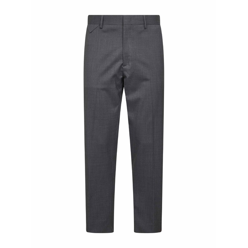 Grey stretch wool blend Cooper T1.7 trouser