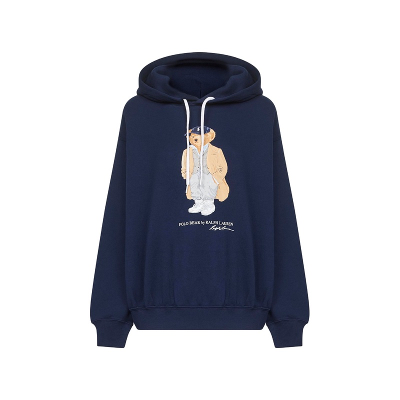Blue Polo Bear hoodie|XS|S|M|L