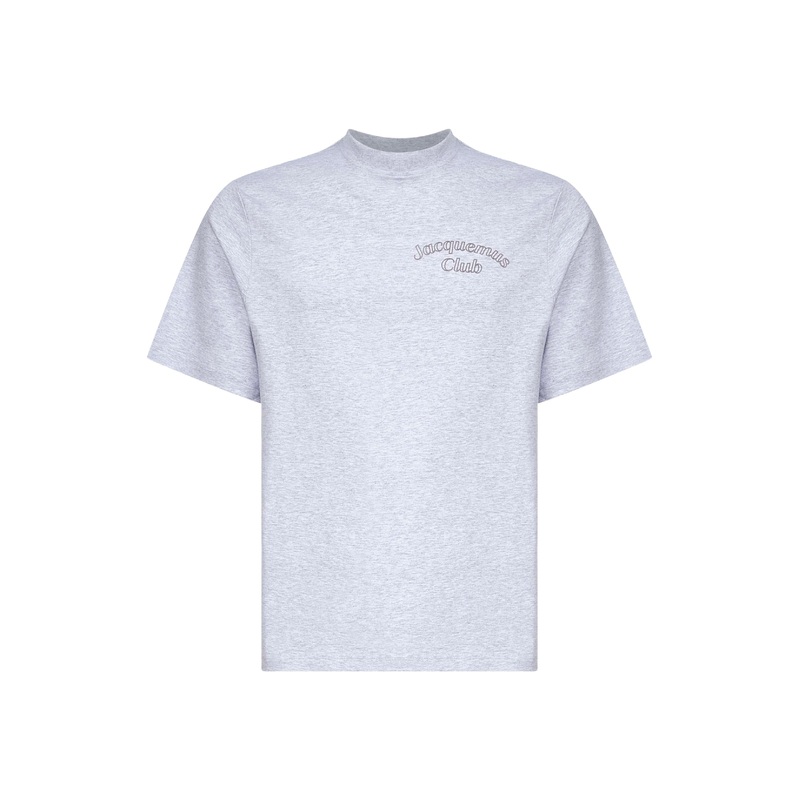 Grey cotton Le T-shirt Club T-shirt