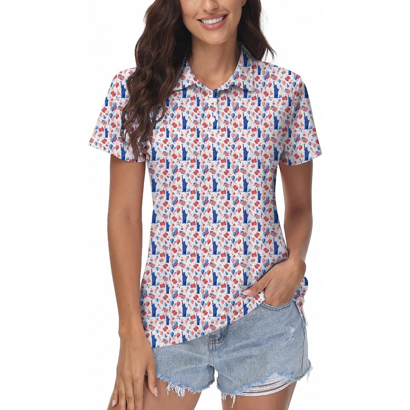 American national symbols Women’s Golf Polo