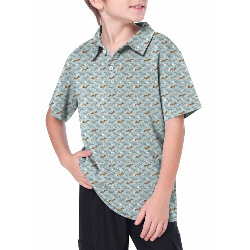 Youth American Bald Eagle Golf Polo