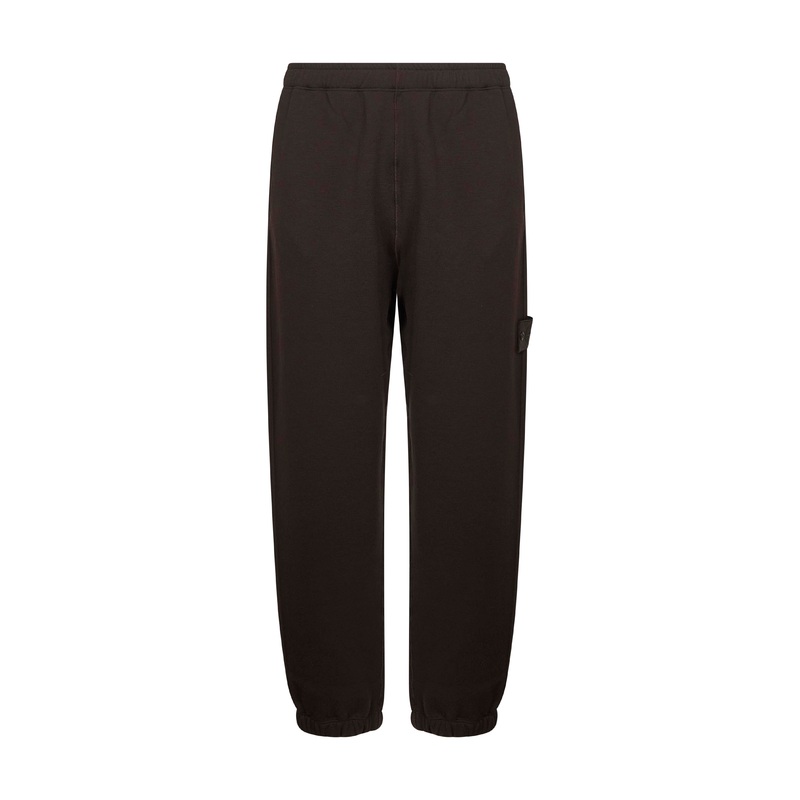 Brown fleece Ghost Piece trousers