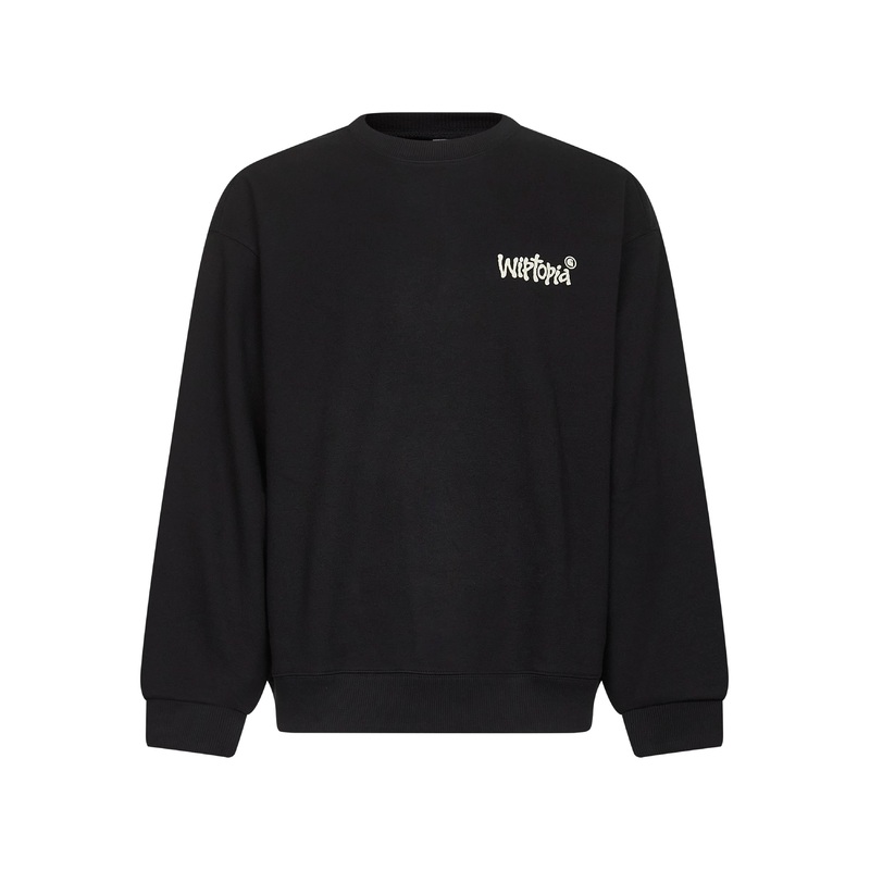 Black heavyweight jersey Wiptopia sweatshirt